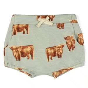 Milkbarn | "Highland Cow" Bamboo Pocket Bloomer | Size 12-18 Months